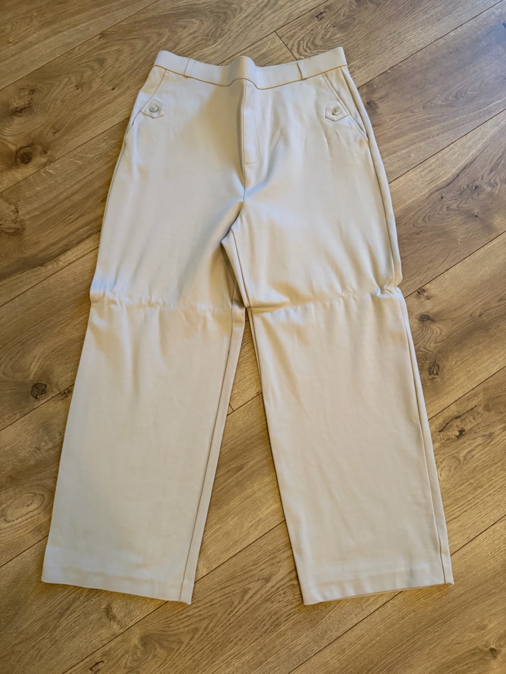 Jones New York Cream Wide-Leg Pants
